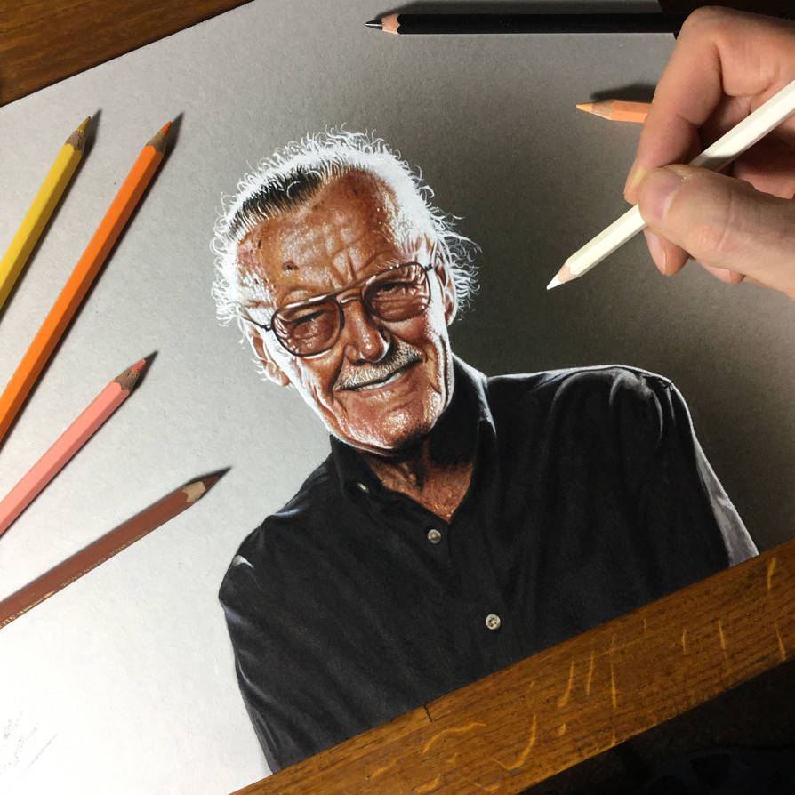 Stan Lee Portrait by marcellobarenghi Stan Lee Portrait by marcellobarenghi