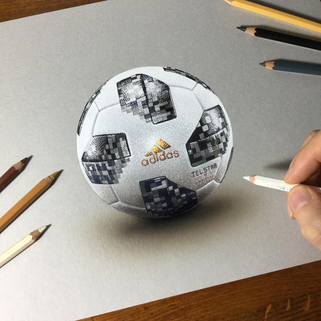 Drawing 2018 FIFA World Cup official ball by marcellobarenghi on