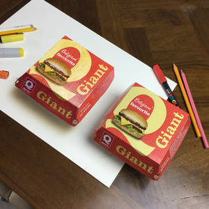 Challenge: draw box to trick people at fast food