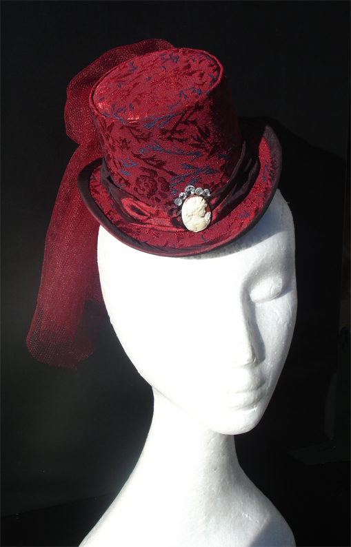 English Rose Mini Top Hat