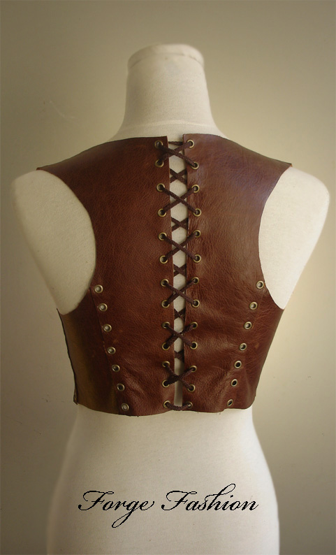 Back Leather Harness Bolero