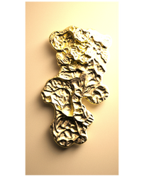 Golden Leaf Ornament