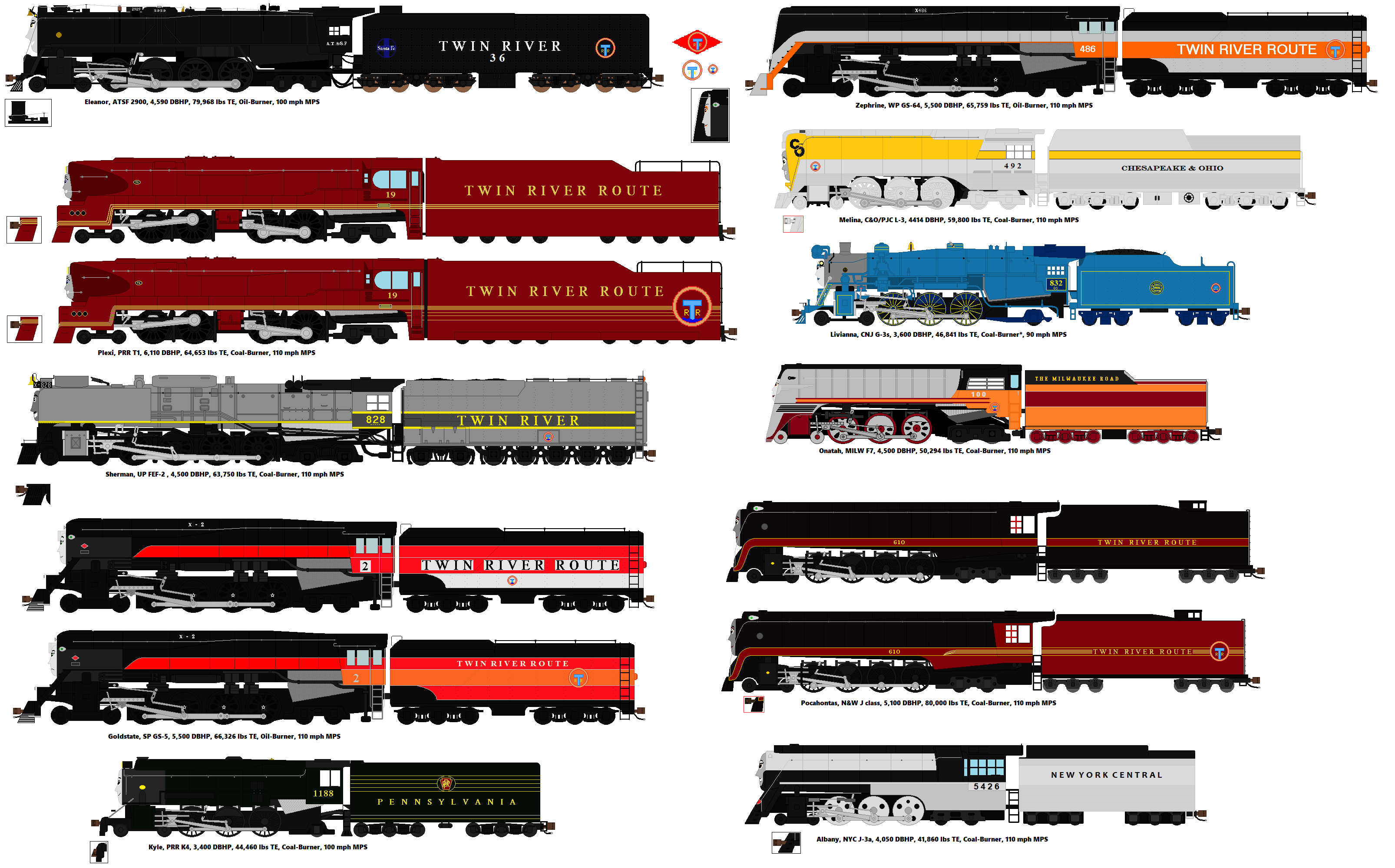 TRR Steam Passenger Sprites by Rail-Brony-GXY on DeviantArt