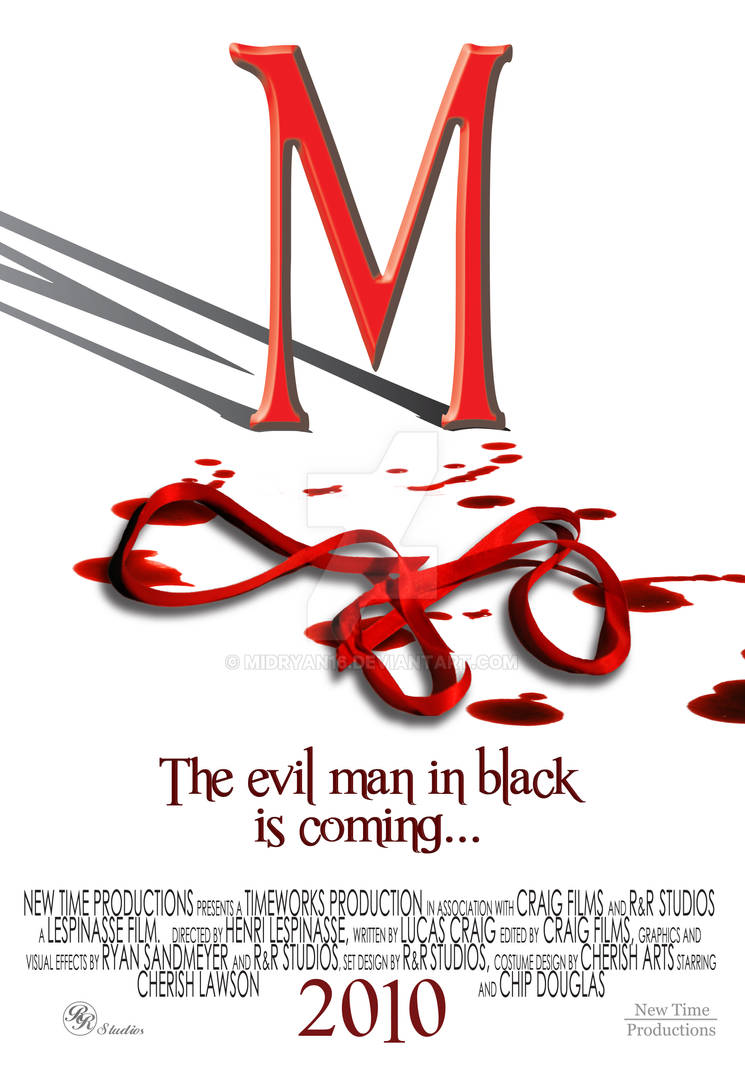 'M' Movie Poster by midryan16 on DeviantArt
