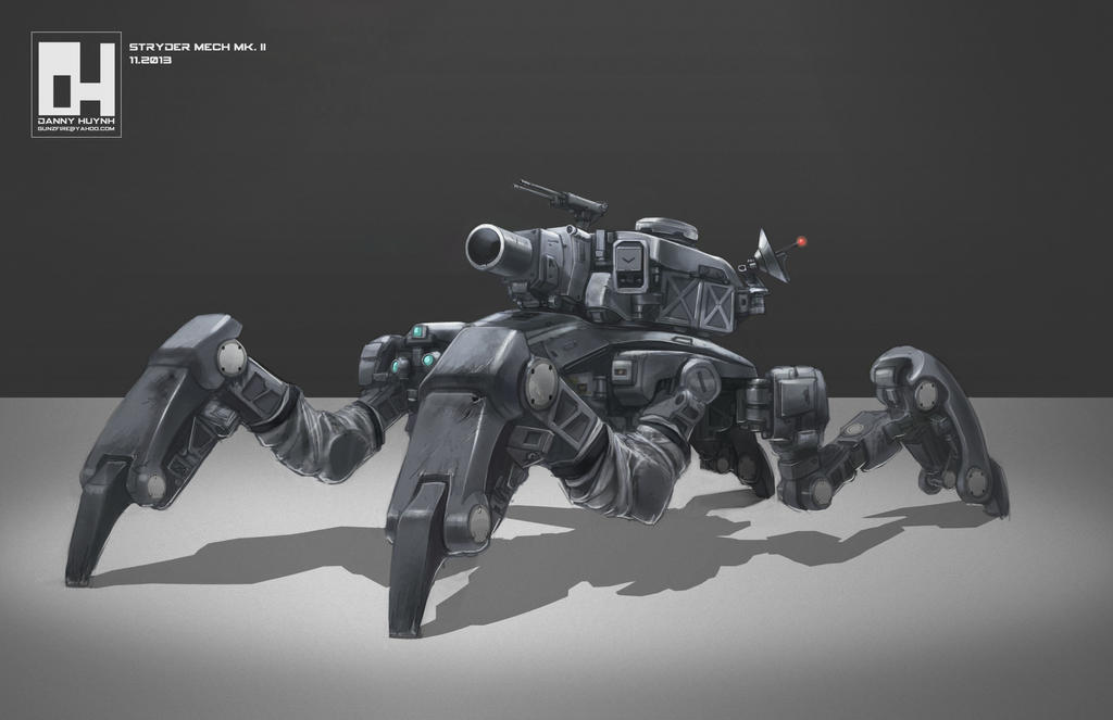 Stryder Mech MK. II by 152mm on DeviantArt