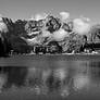 Misurina lake and Sorapiss