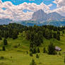 The clouds and the mountain