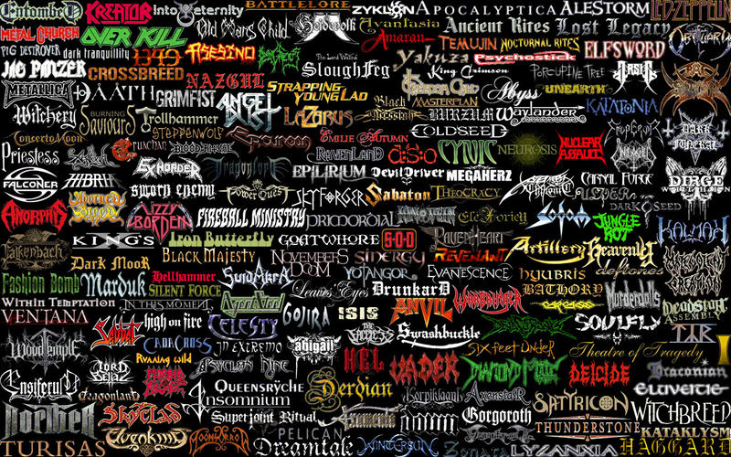 Примеры рок музыки. Метал стиль музыки. Логотипы металл групп. Логотипы рок групп. Виды рок музыки.