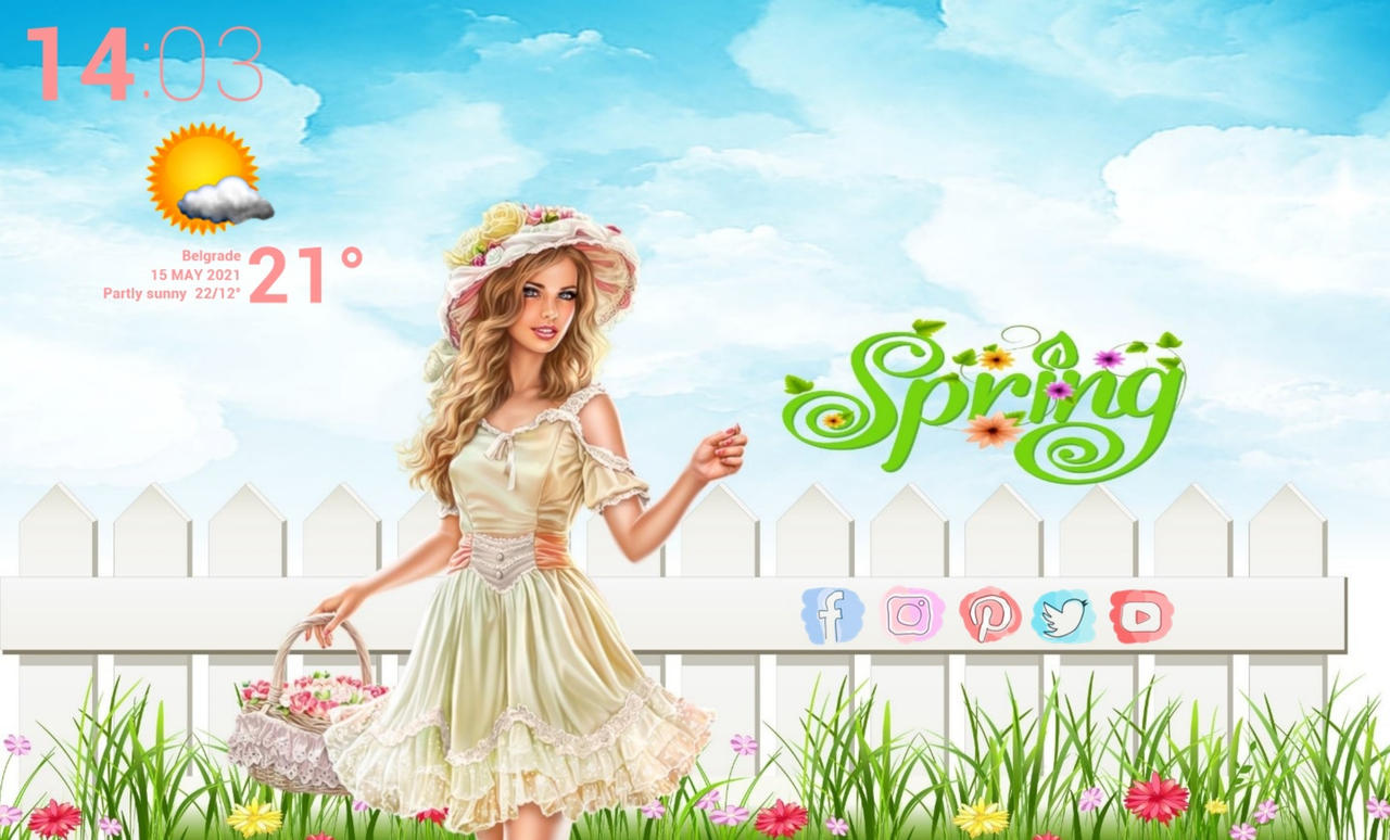 Spring Tem Thema for desktop Spring by sanjasanjci on DeviantArt