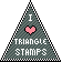 I-heart-Triangle Stamps Stamp by l2ainbird