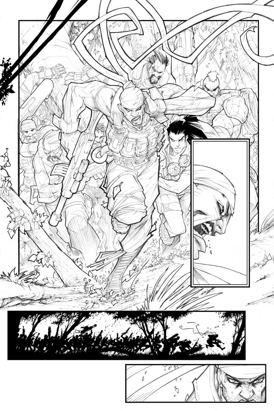 DREAD FORCE ISSUE 4 PENCILS