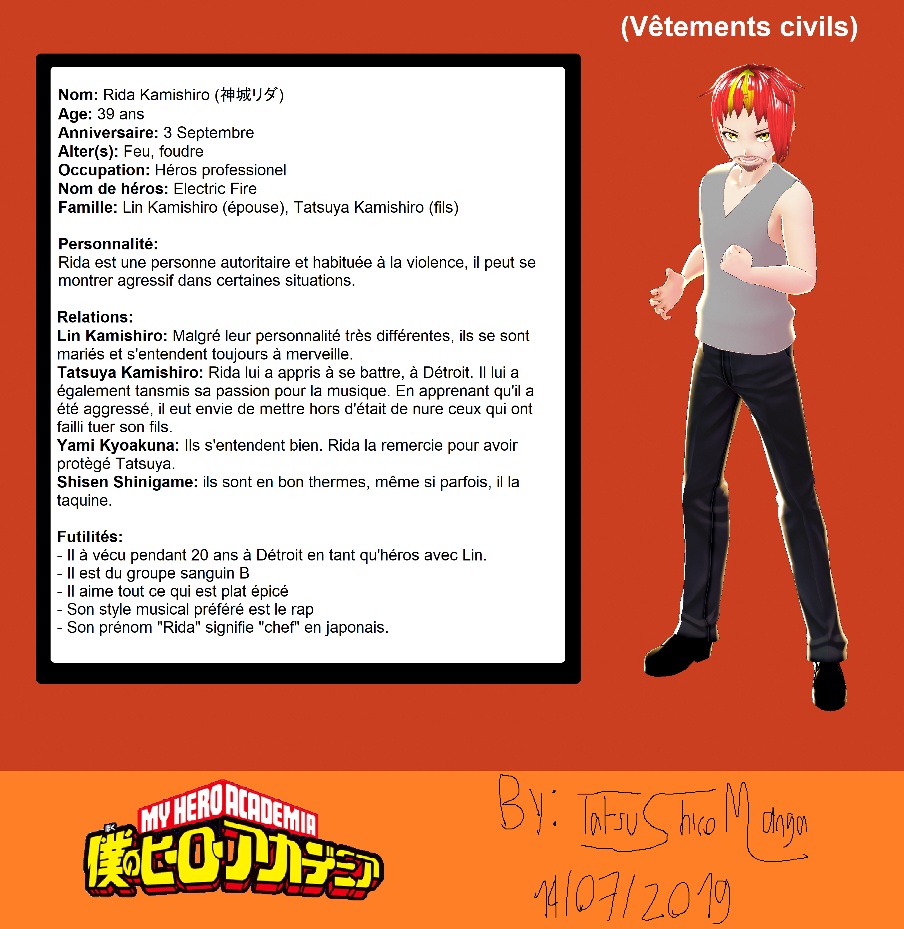 My Hero Academia Oc Rida Kamishiro By Tatsushiro Manga On Deviantart