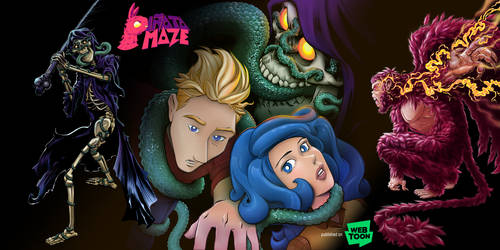 Pinata Maze webcomic banner