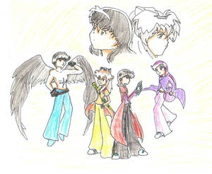 inuyasha with my characters