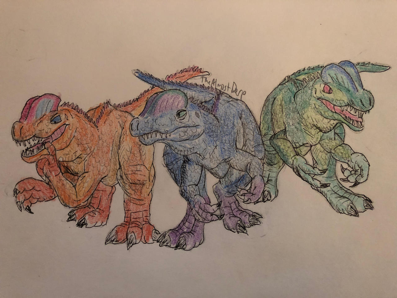 Dilo Trio by TheAlmostDERP on DeviantArt