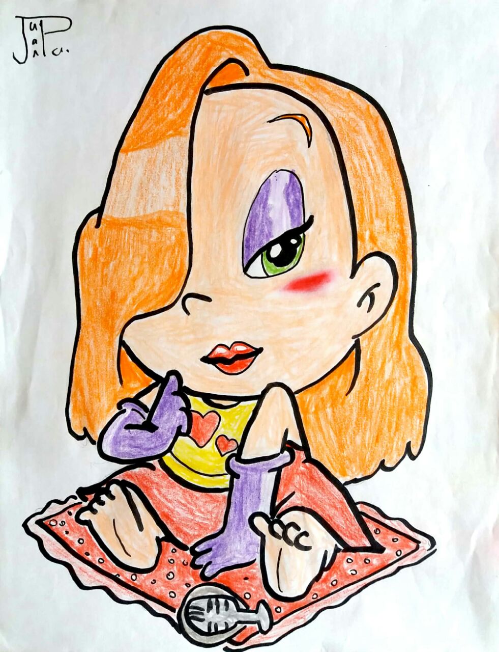 Disney's Babies - Jessica Rabbit in Blanket by JuanpaDraws on DeviantArt