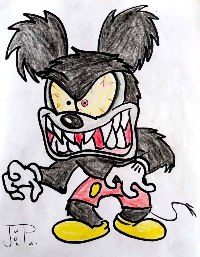 Monster Micky Mouse Disney Monsters - Runaway Brain Mickey by JuanpaDraws on DeviantArt