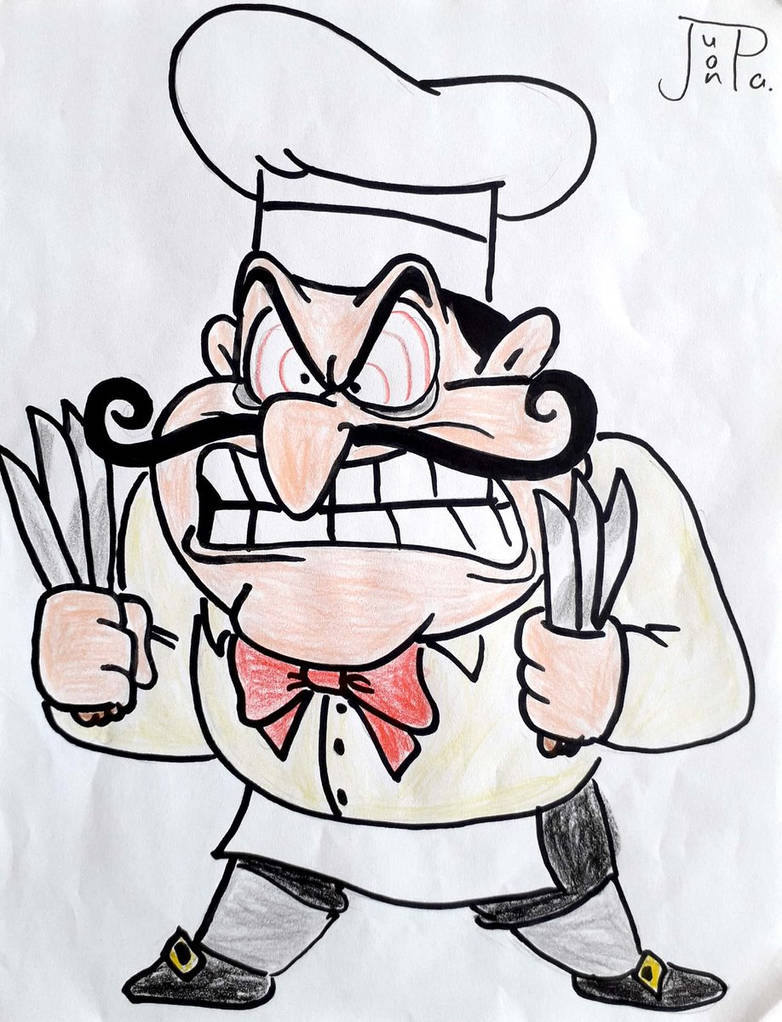 Angry Drawings - Chef Louis by JuanpaDraws on DeviantArt