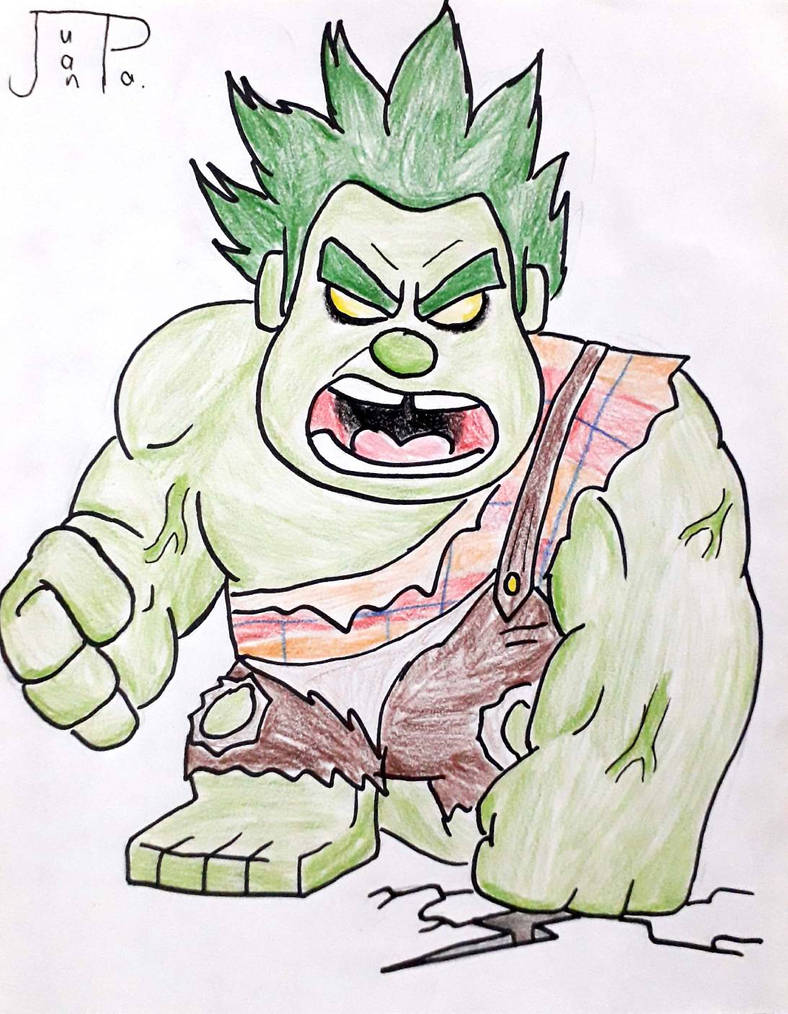 Marvel Universe - Hulked Out Ralph by JuanpaDraws on DeviantArt
