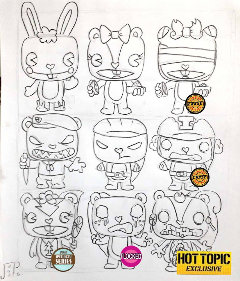 Concept Pop! - Happy Tree Friends Collection by JuanpaDraws on DeviantArt
