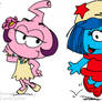 Daffney and Smurfblossom Cloth-Swap