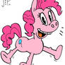 Pinkie Pie in Rubber-Hose Style