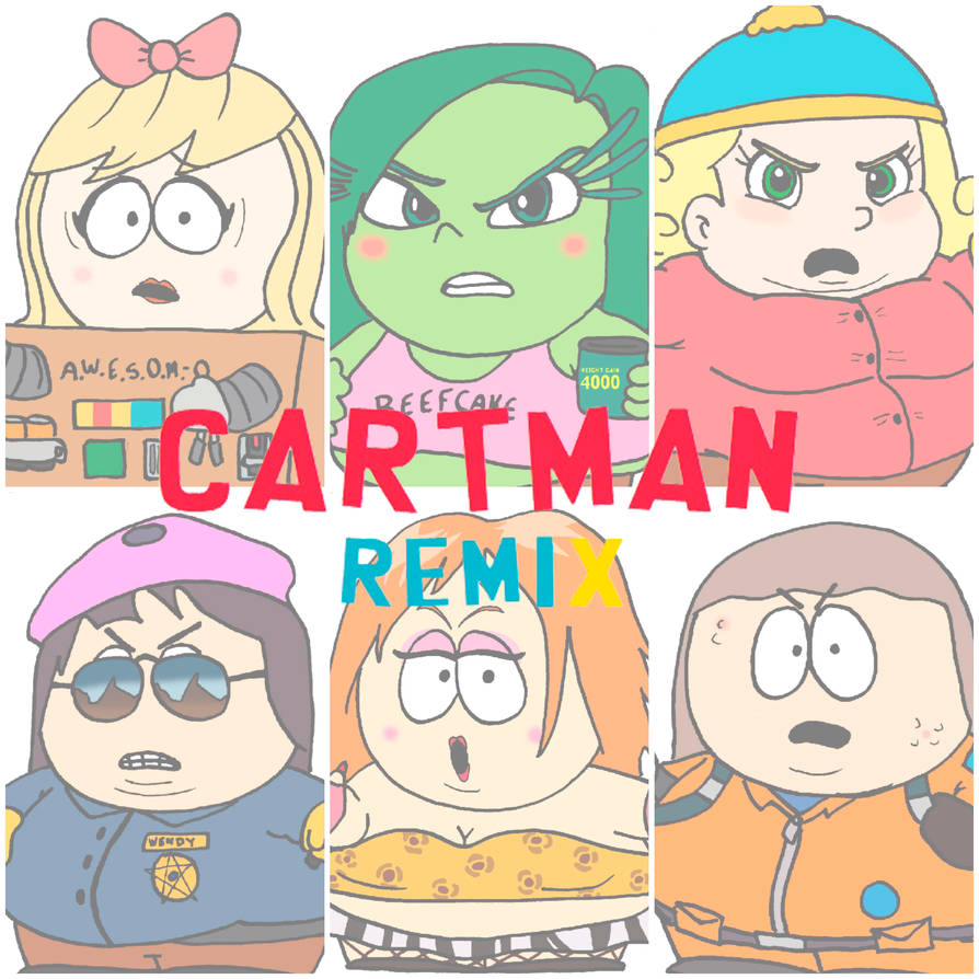 Cartman Remix Collage by JuanpaDraws on DeviantArt