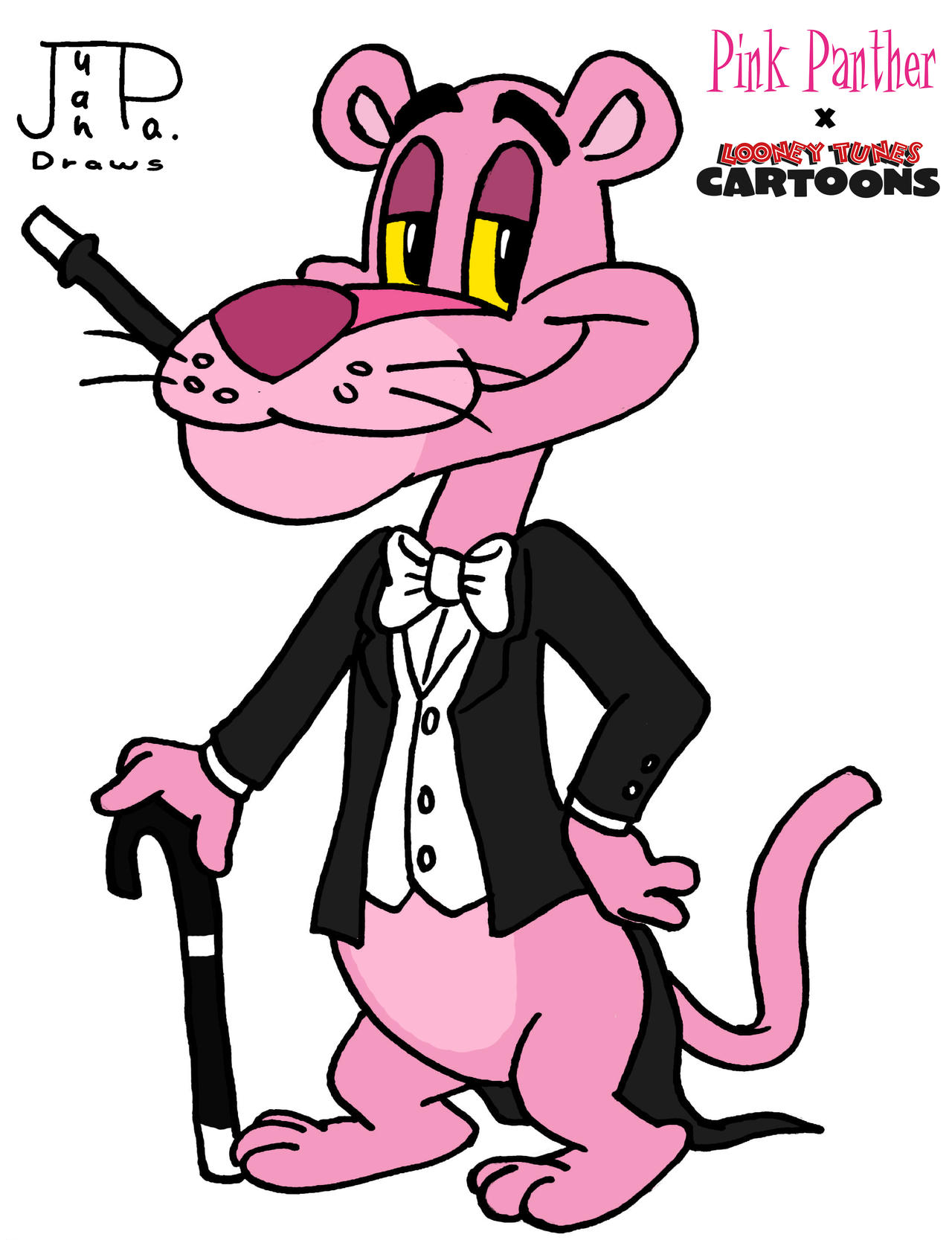 The Pink Panther in Looney Tunes Cartoons Style by JuanpaDraws on DeviantArt