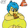 Fat Redraws - Joy with Pizza