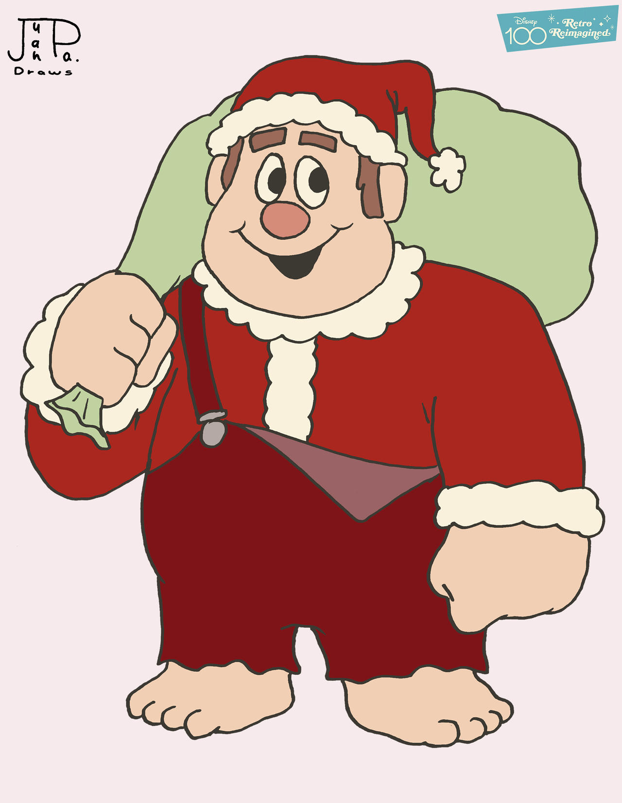 Retro Reimagined - Santa Ralph by JuanpaDraws on DeviantArt