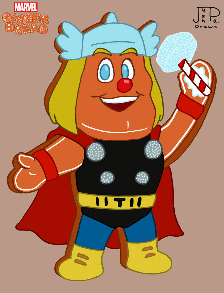 Thor Gingerbread Marvel Gingerbread - Thor by JuanpaDraws on DeviantArt