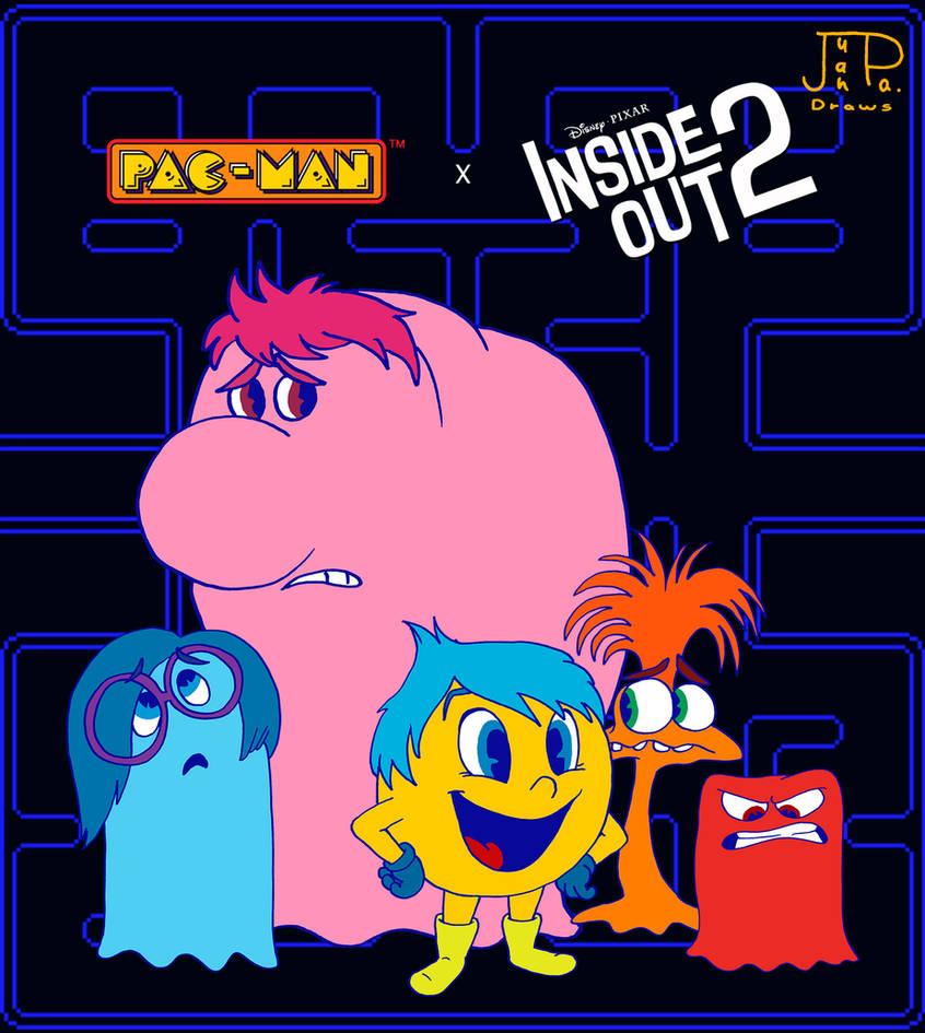 Back Pac Kin Inside Out Pac-Man x Inside Out 2 by JuanpaDraws on DeviantArt