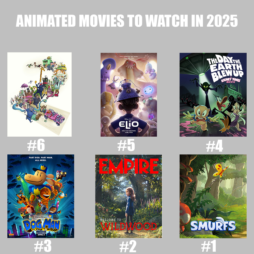 Top Animation Top: 6 Animated Movies that I'm hype for in 2025 by JuanpaDraws on ...