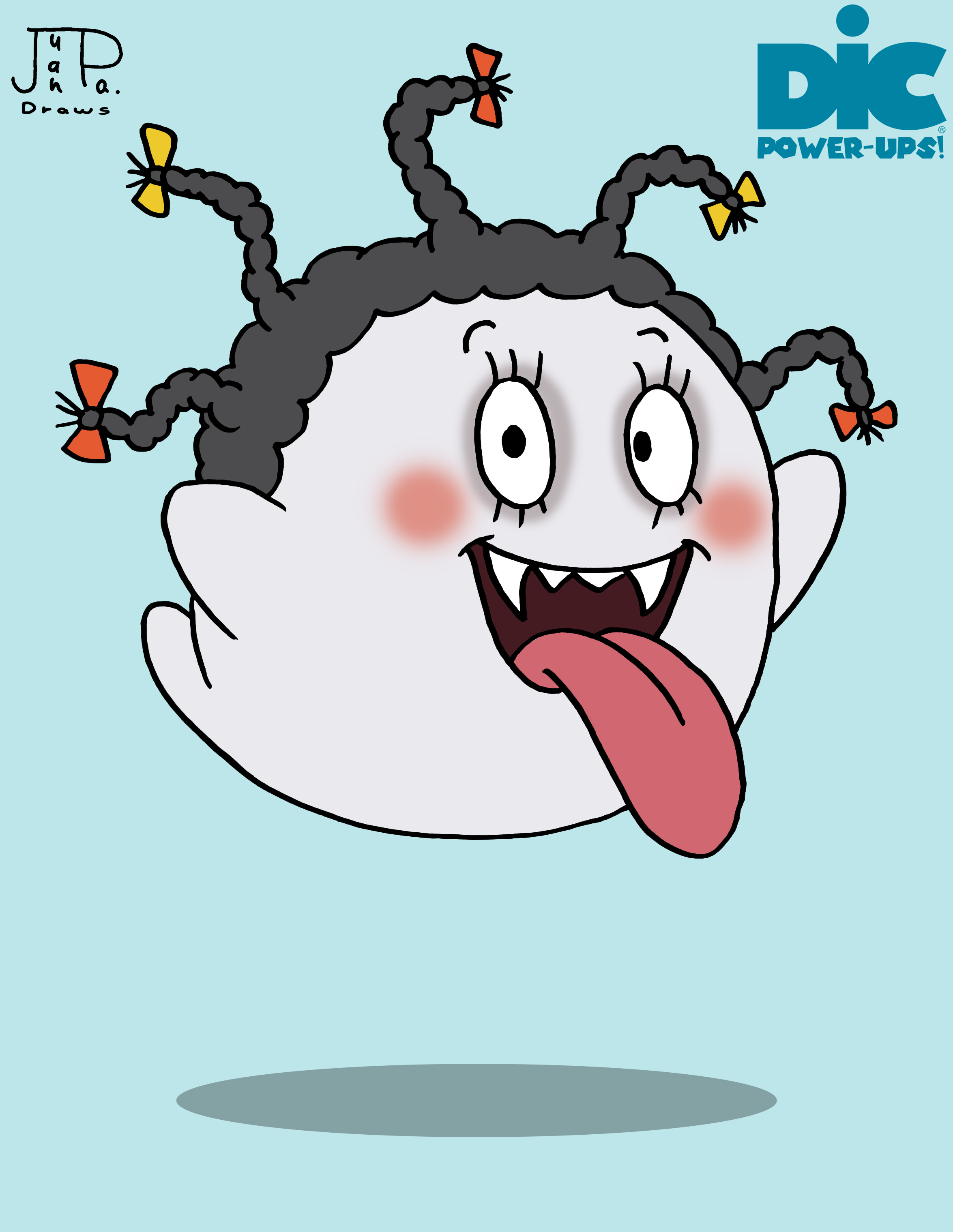 Power Boo DiC Power-Ups - Boo Mona by JuanpaDraws on DeviantArt