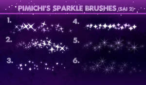 Sparkle Brushes for Sai 2  FREE DL