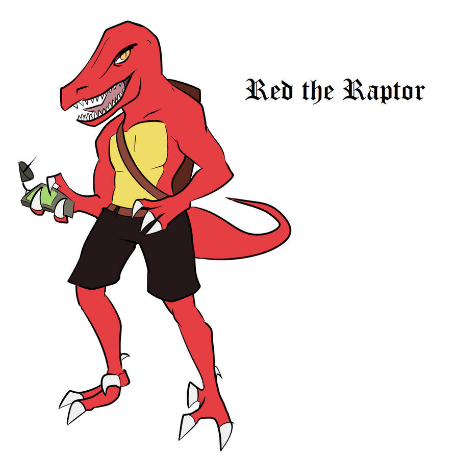 Red the Raptor by AxlReigns on DeviantArt