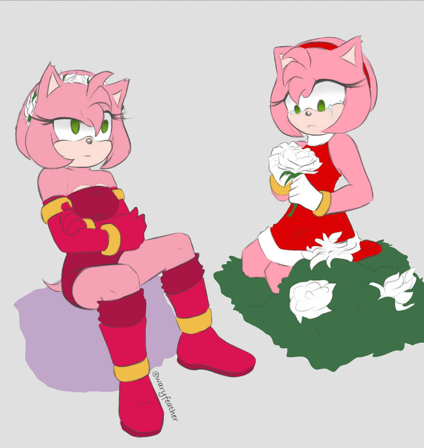 Archie Amy Render Amy Designs by WaryFeather on DeviantArt
