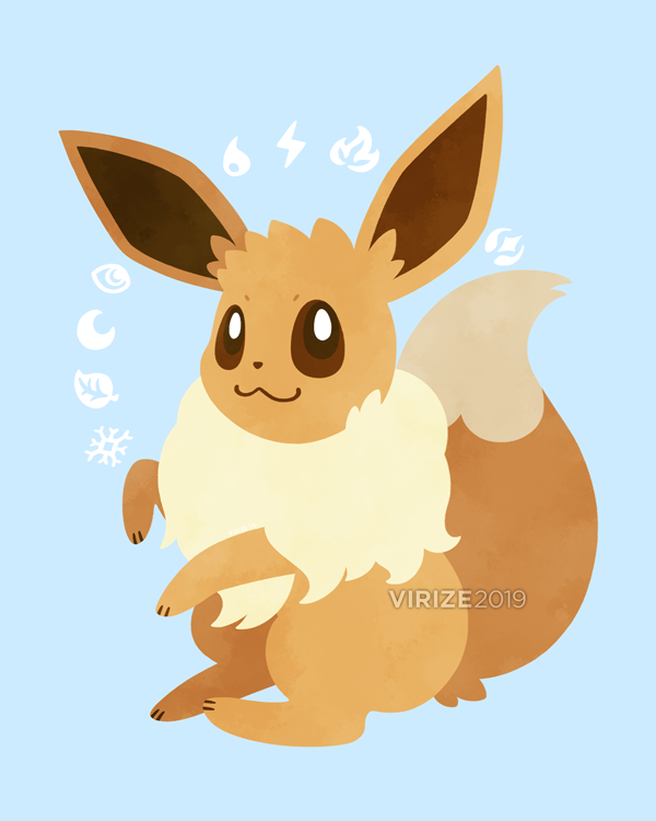 Let's Go, Eeveelutions! Eevee by Virize