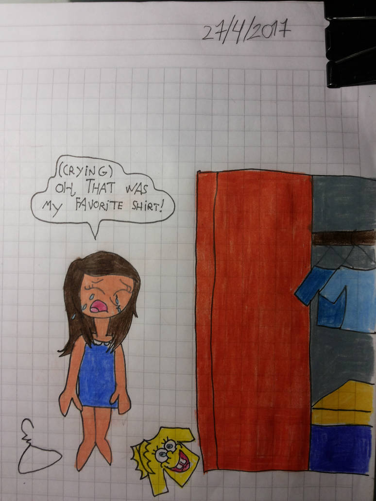 Kathy crying accident ripper her Spongebob shirt by matiriani28 on ...