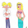 Arnold Shortman as Eric and Helga Pataki as Ariel 