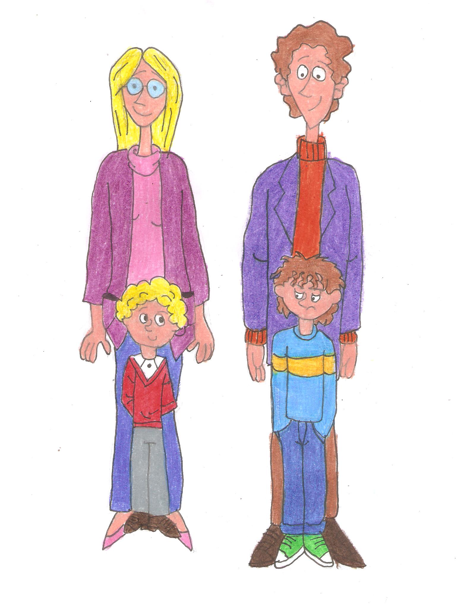 Horrid Henry, Perfect Peter and her parents by matiriani28 on DeviantArt