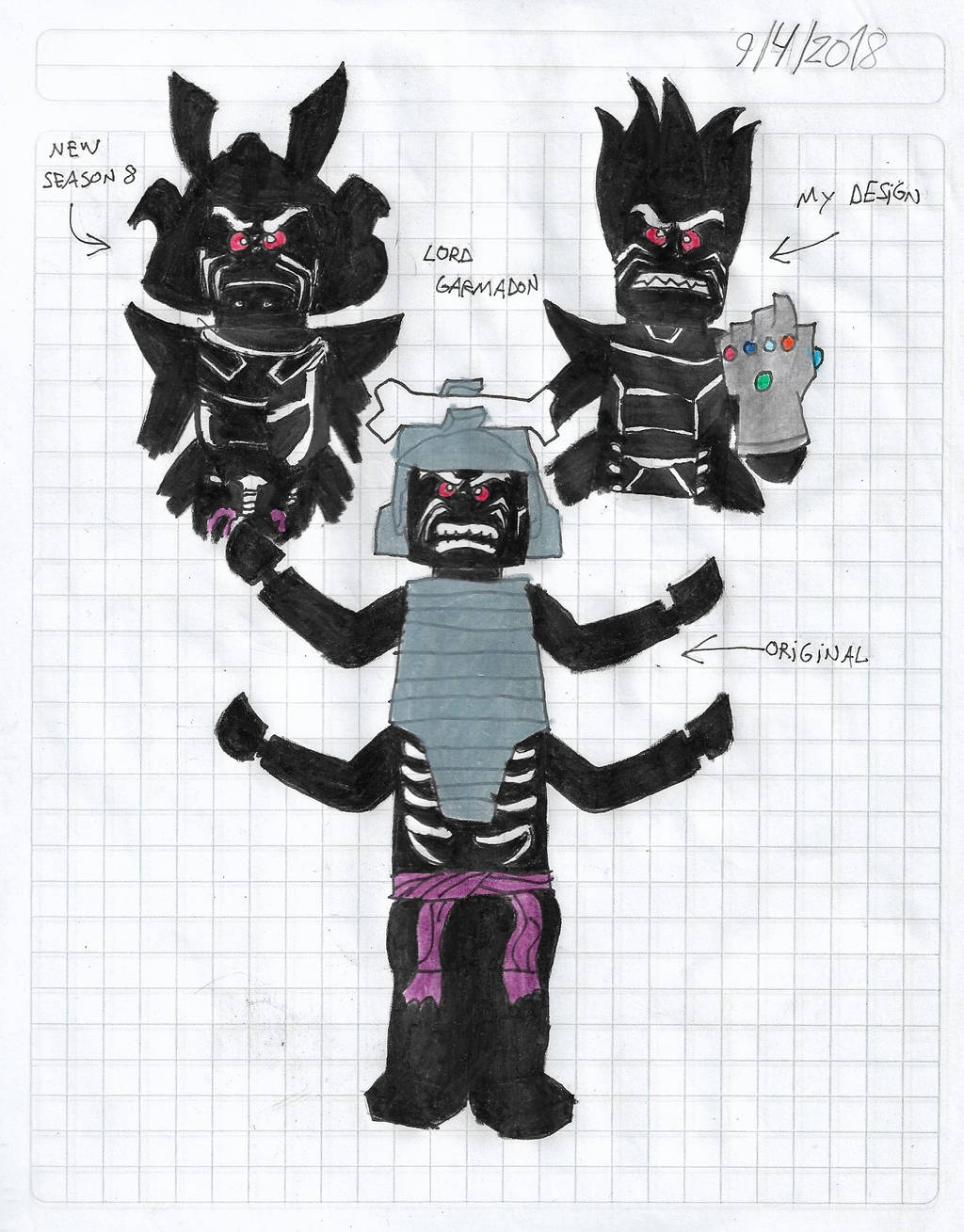 Lord Garmadon from Lego Ninjago by matiriani28 on DeviantArt