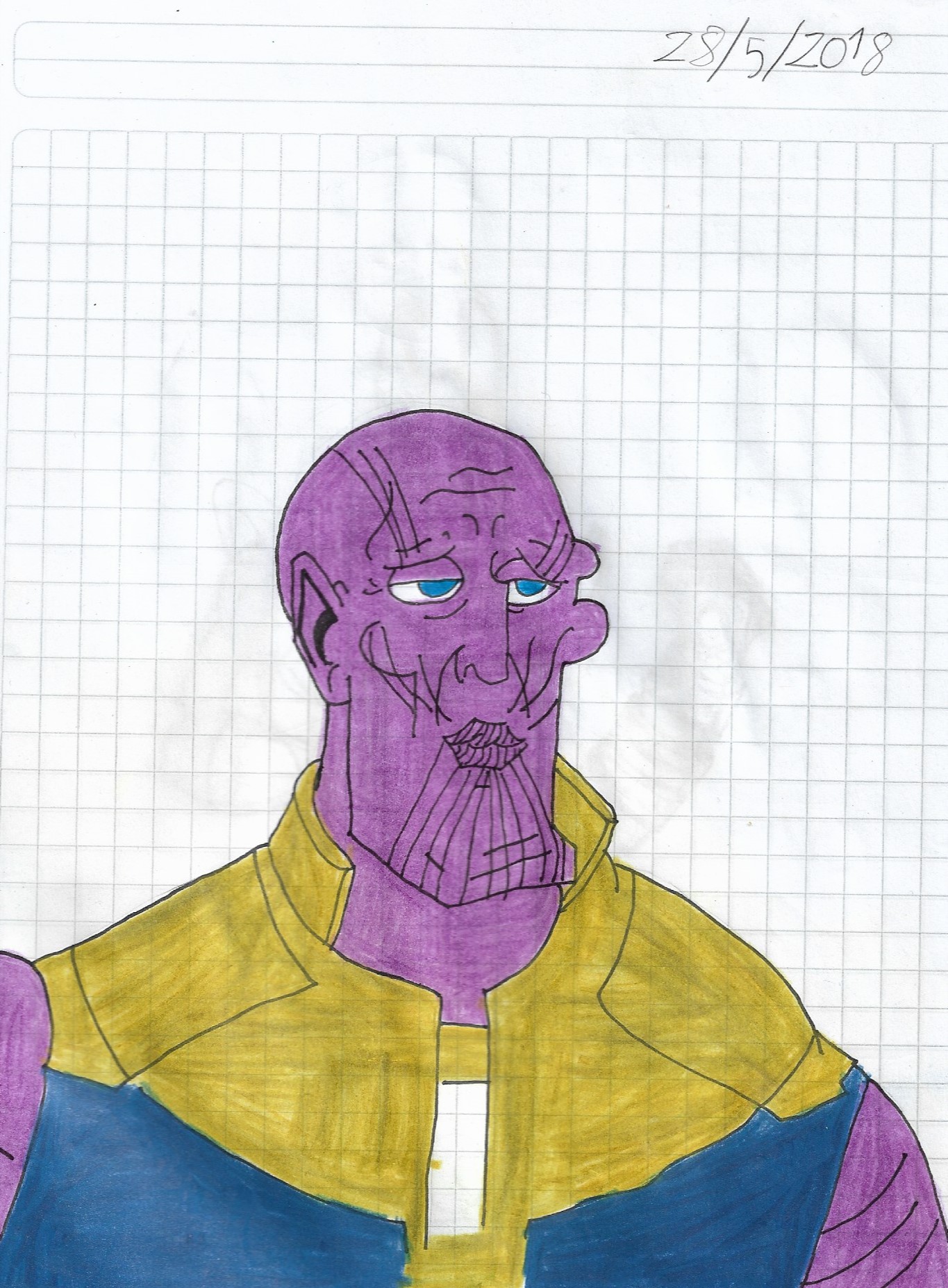 Handsome Thanos By Matiriani28 On Deviantart