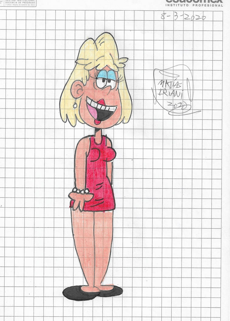 Rita Loud With Her Red Dress In Full Body Version By Matiriani28 On