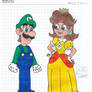 Luigi and Princess Daisy 