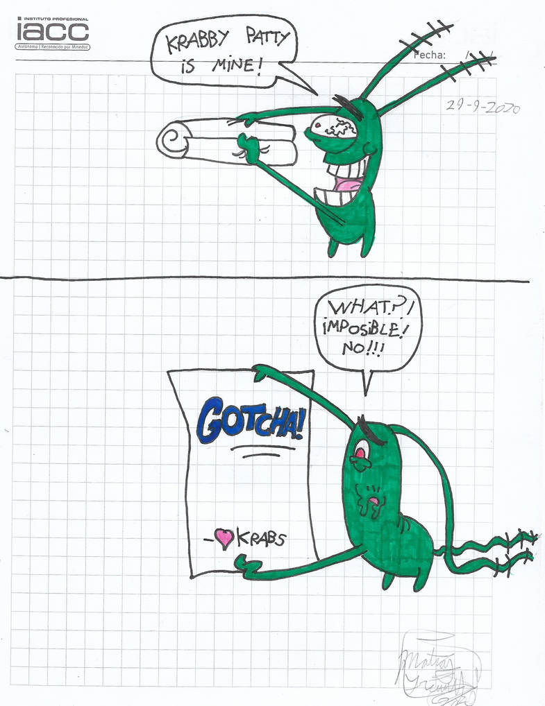 Plankton - Fake Secret Krabby Patty Formula by matiriani1999 on DeviantArt