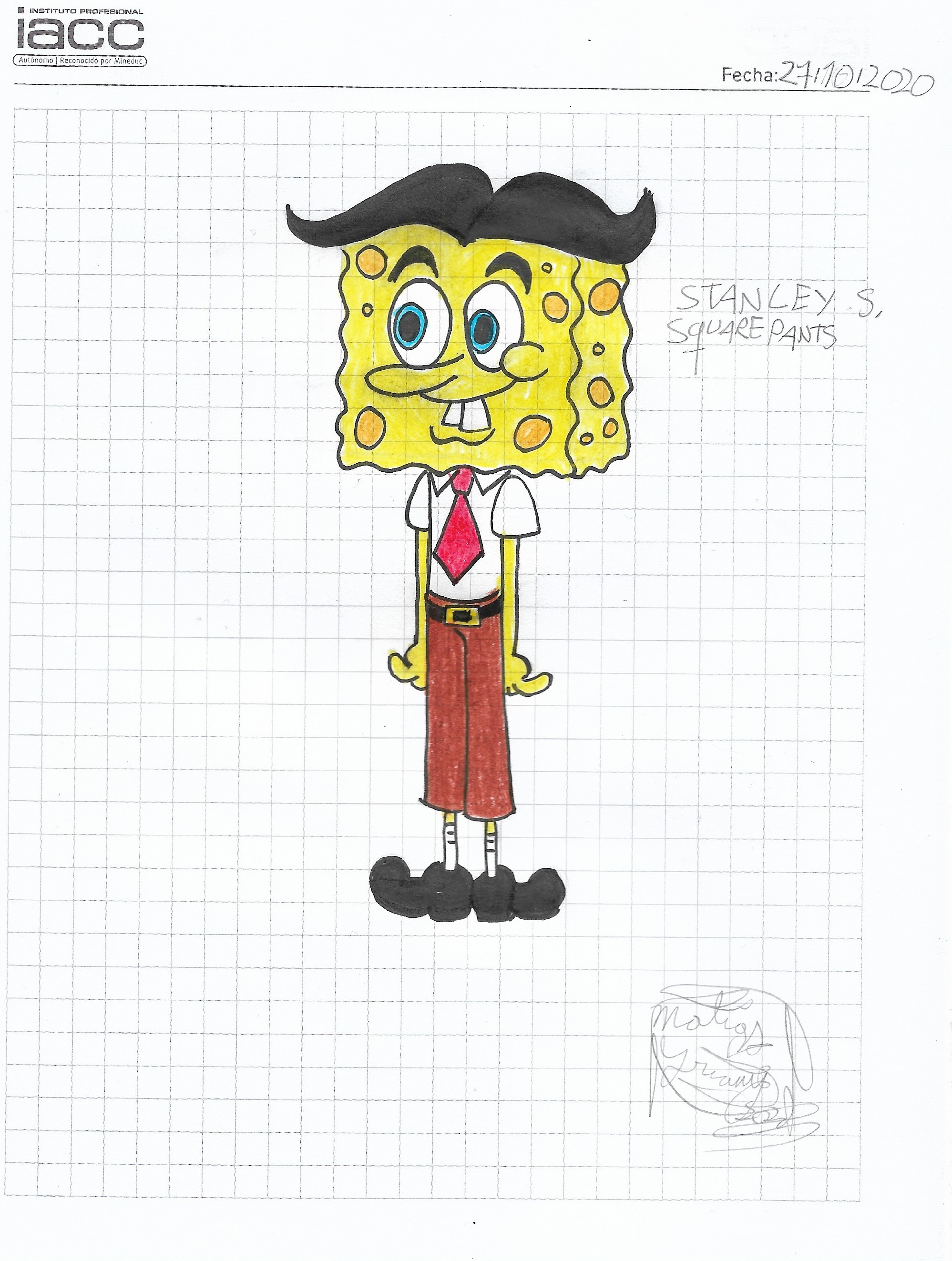 Stanley SquarePants from SpongeBob SquarePants by matiriani28 on DeviantArt