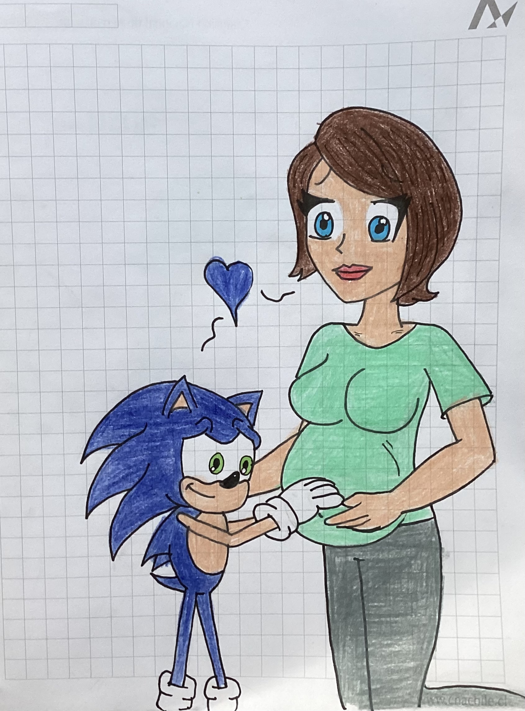 Elise and Sonic by PukoPop on DeviantArt