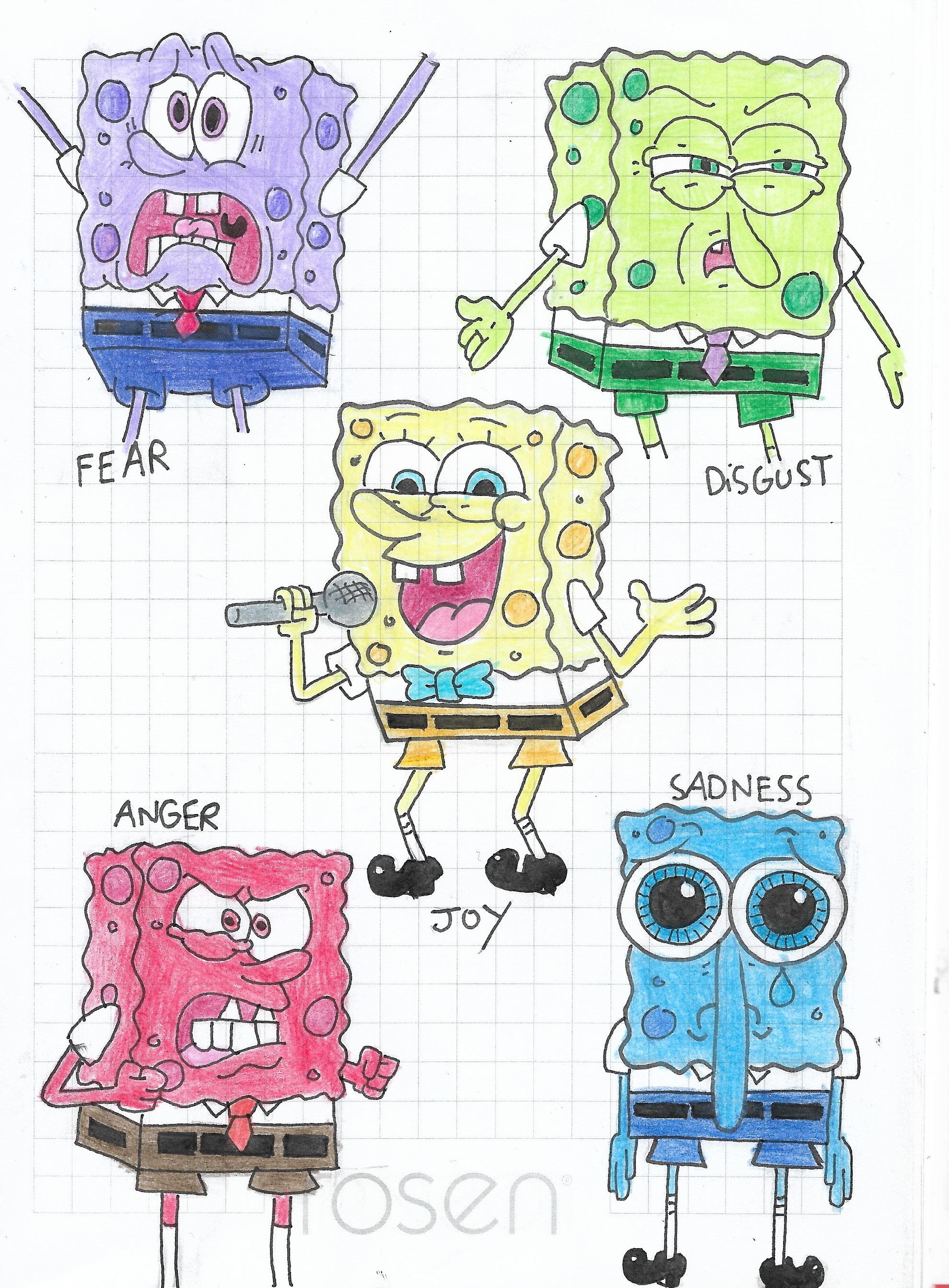 SpongeBob's emotions by matiriani28 on DeviantArt