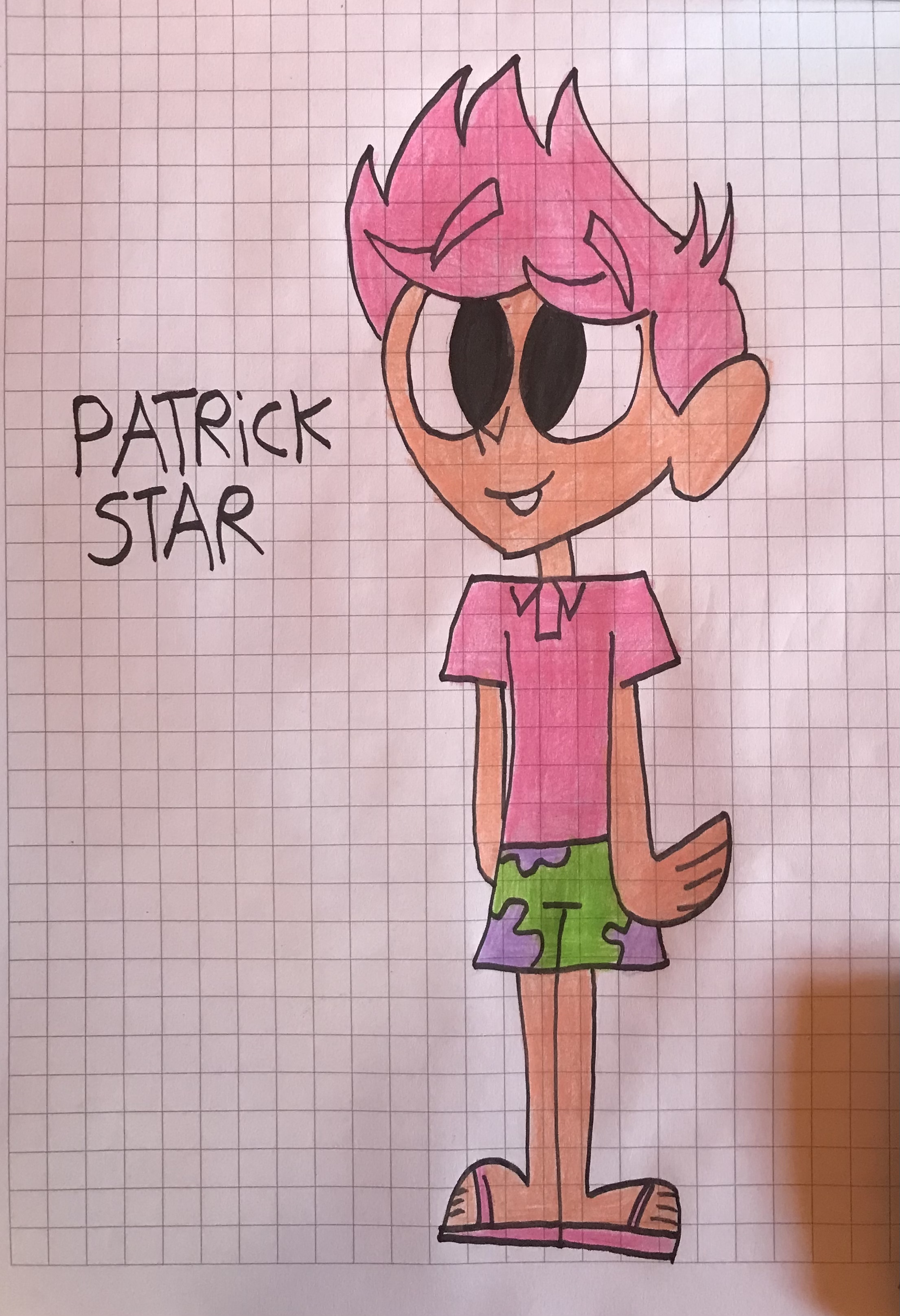Patrick Touch Deviantart Patrick Star human by matiriani28 on DeviantArt